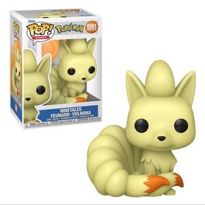 Funko Ninetales Vinyl Figure - Pale Yellow with Orange Tail Tips